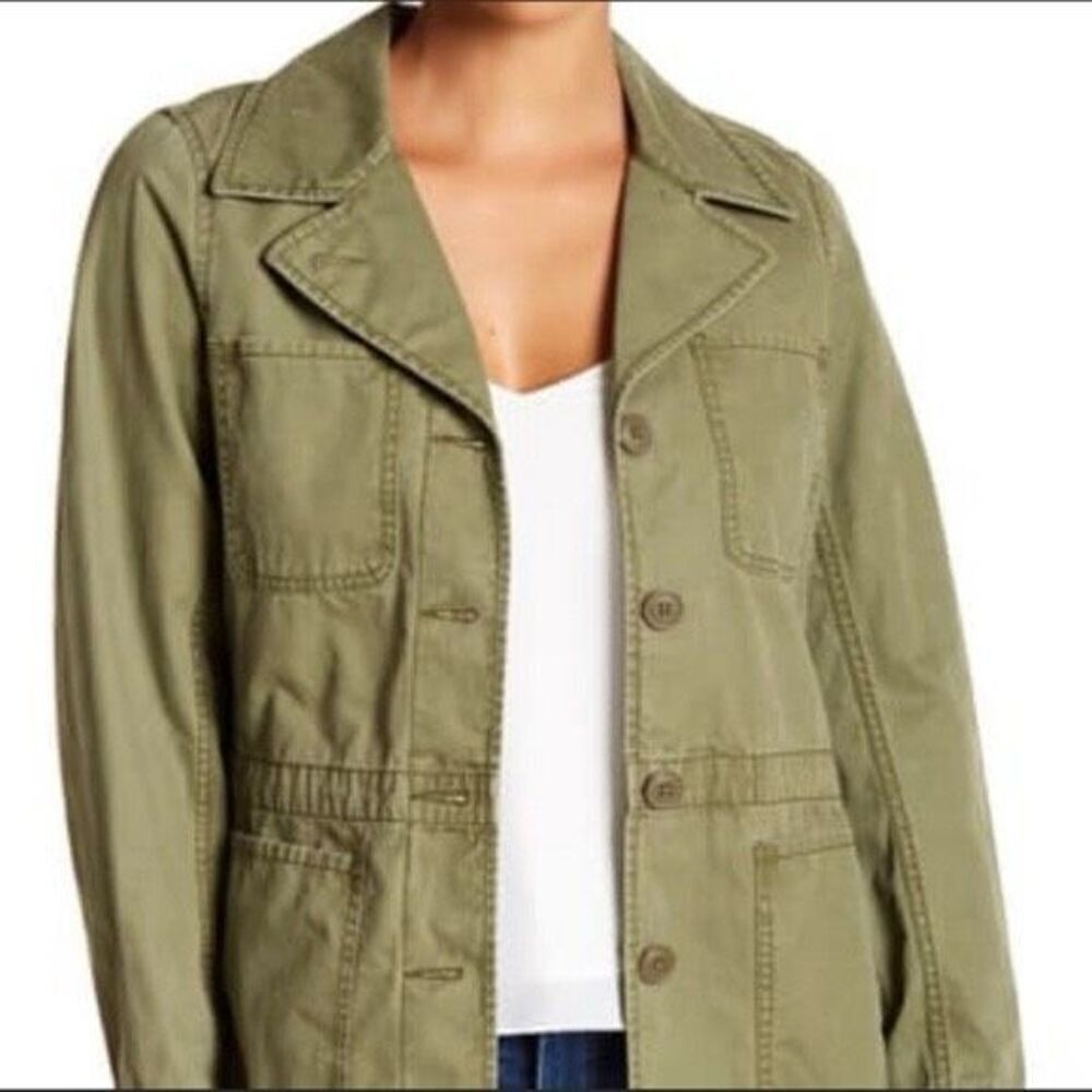 Madewell Field Anorak Jacket in Green Small